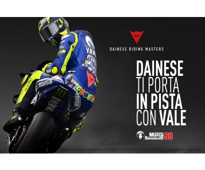 On track with Valentino Rossi